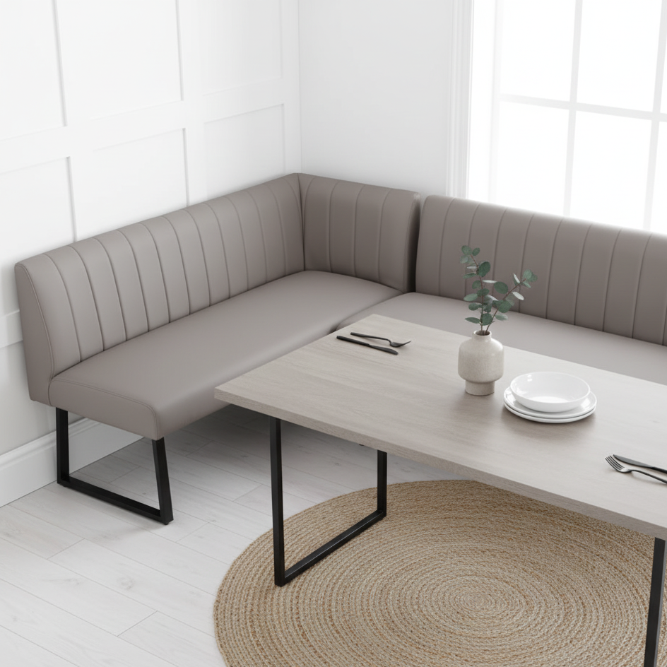 Taupe Corner Bench - Part 1
