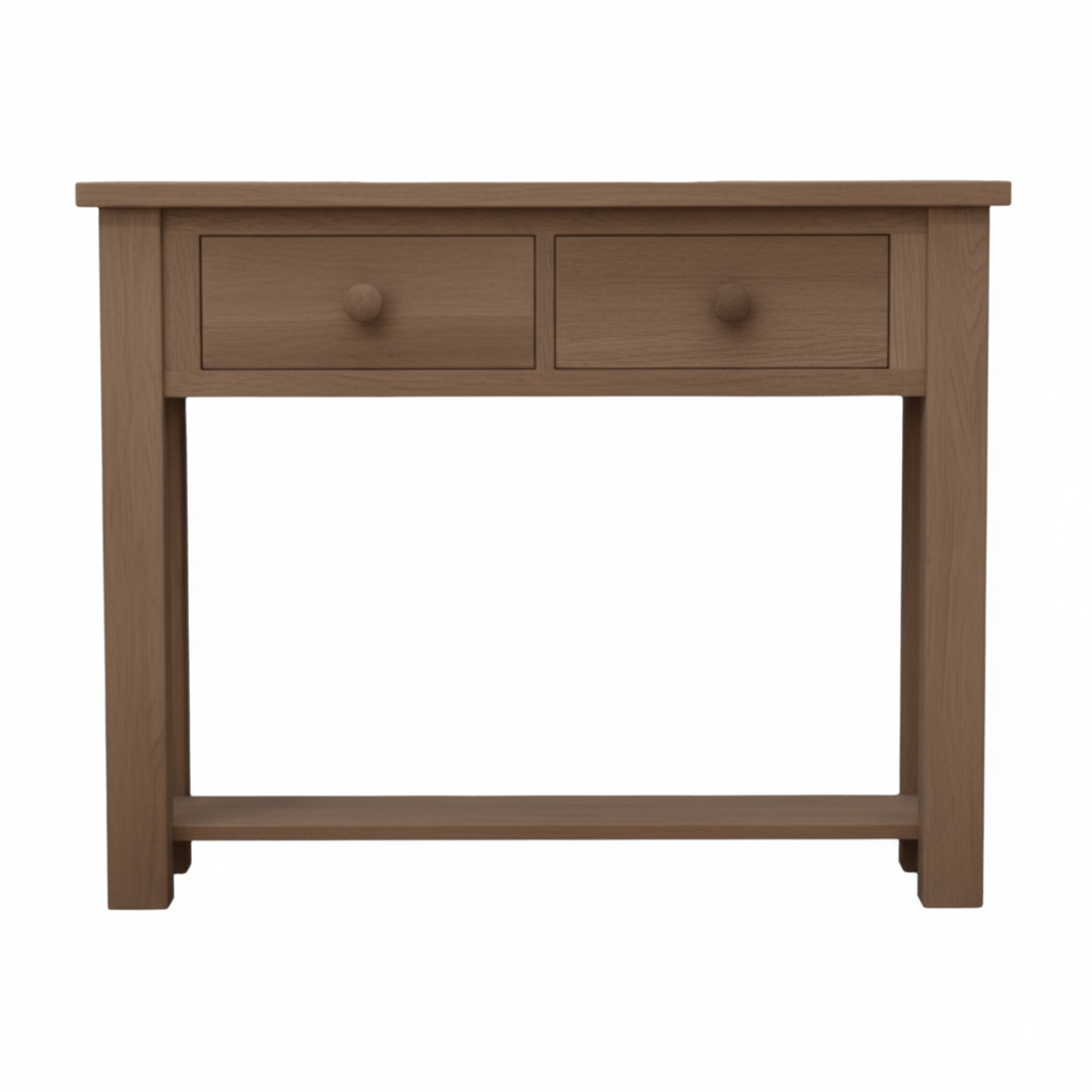 Torino Solid Oak Console Table