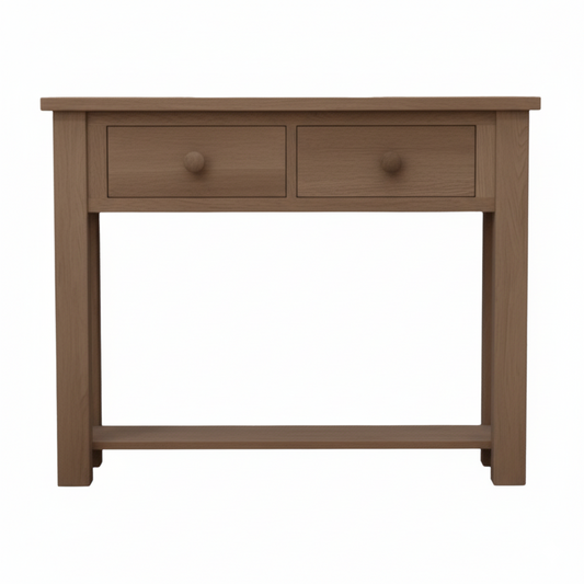 Torino Solid Oak Console Table