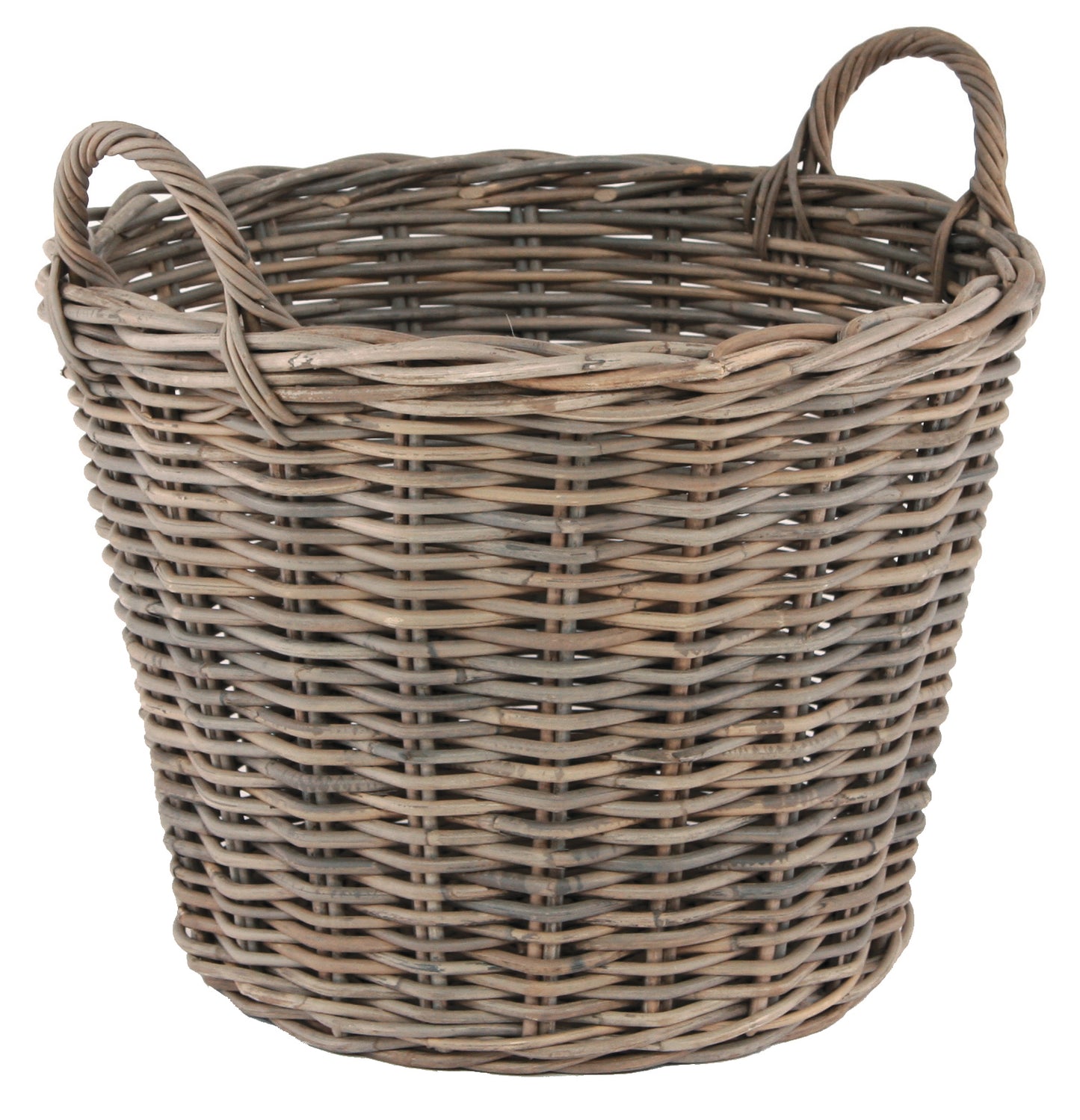 Kubu Grey Round Storage Basket
