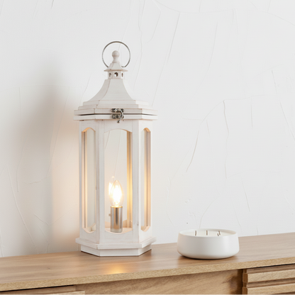 Adaline Wood Lantern Table Lamp