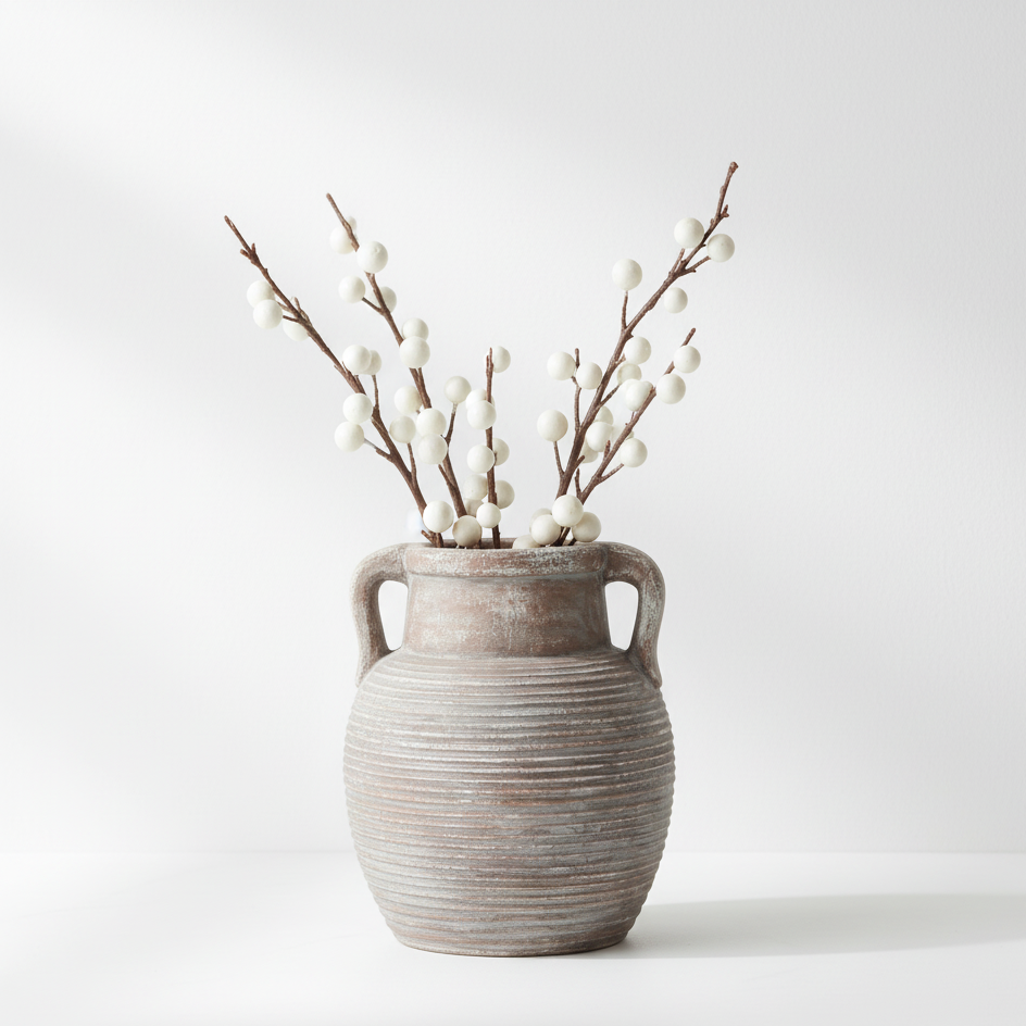 Siena Brown Amphora Pot