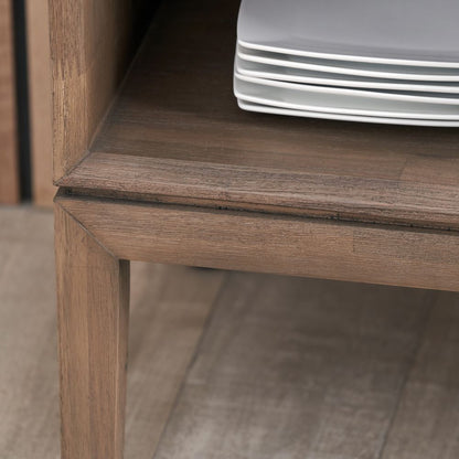 Gio Acacia Wood Shelf Unit