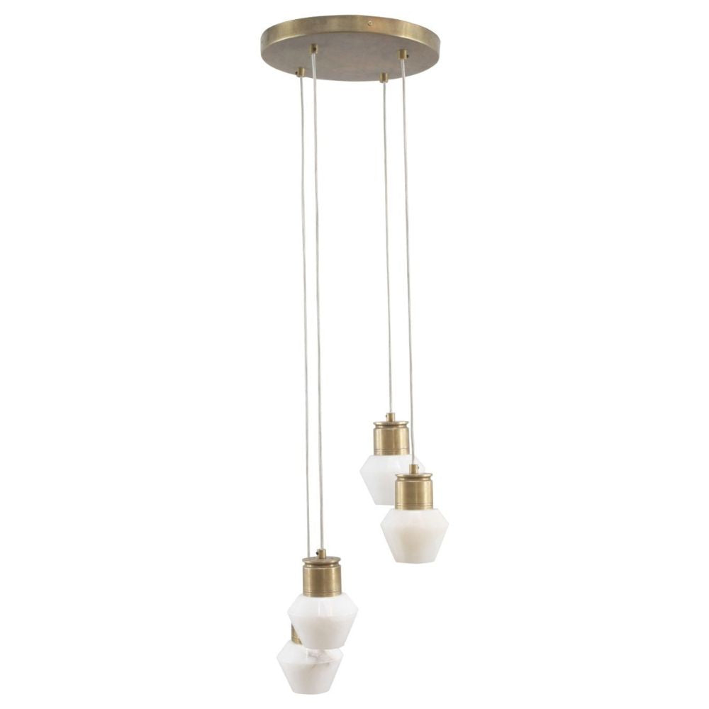 Allegra Alabaster 4 Light Pendant