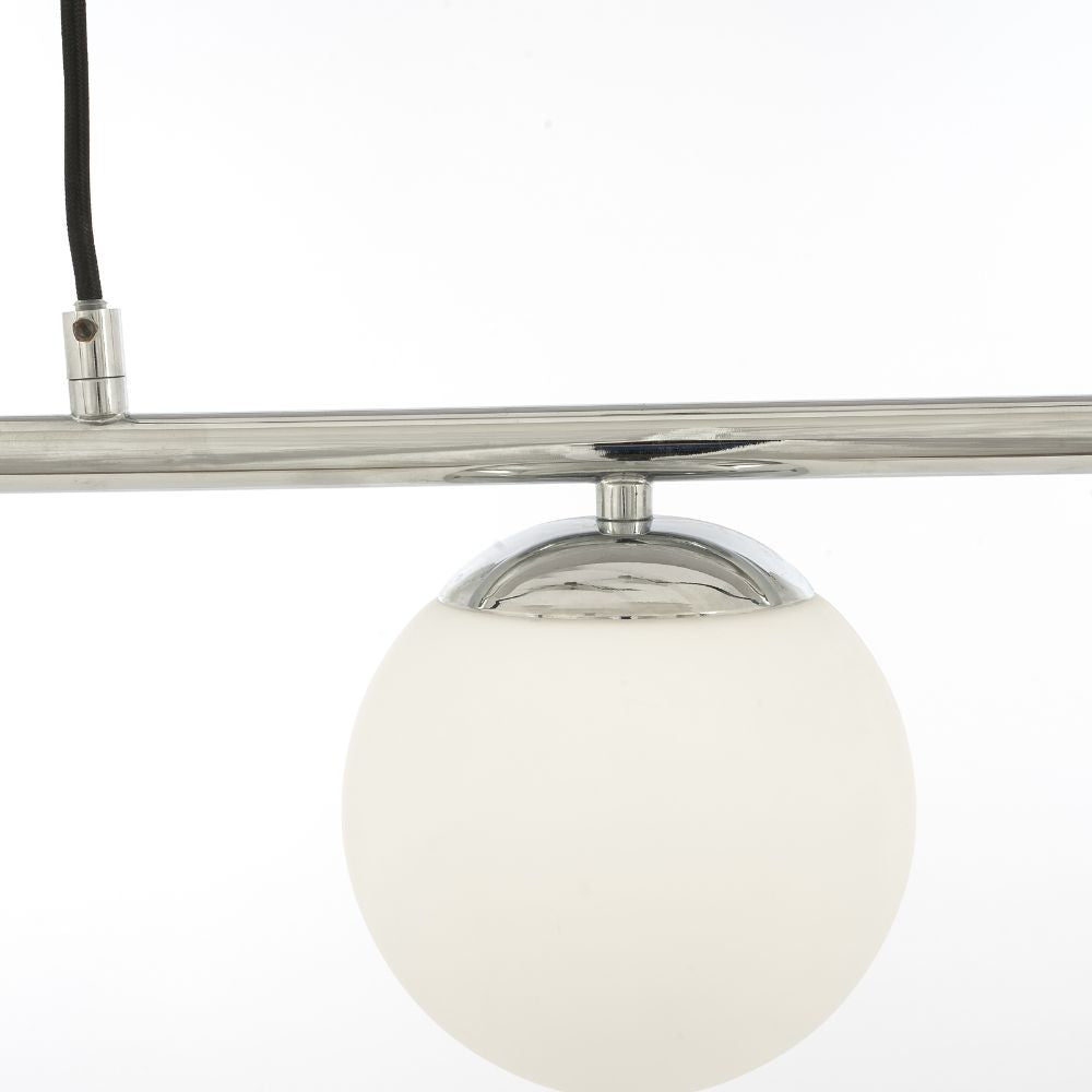 Asterope 3 White Orb Pendant