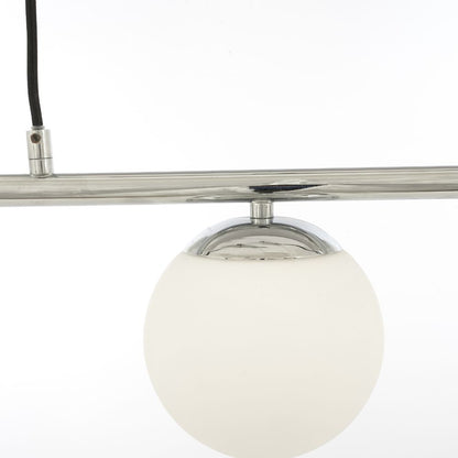 Asterope 3 White Orb Pendant