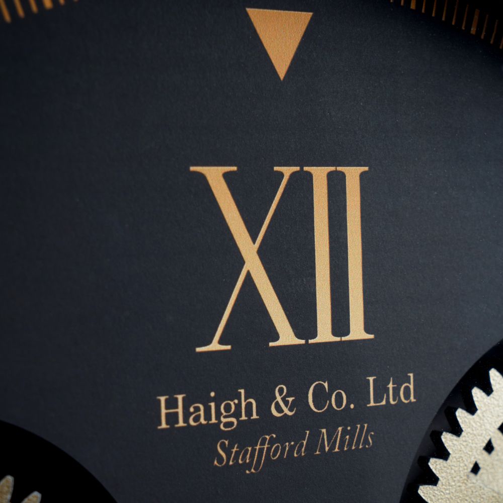 Metal Working Cog Wall Clock