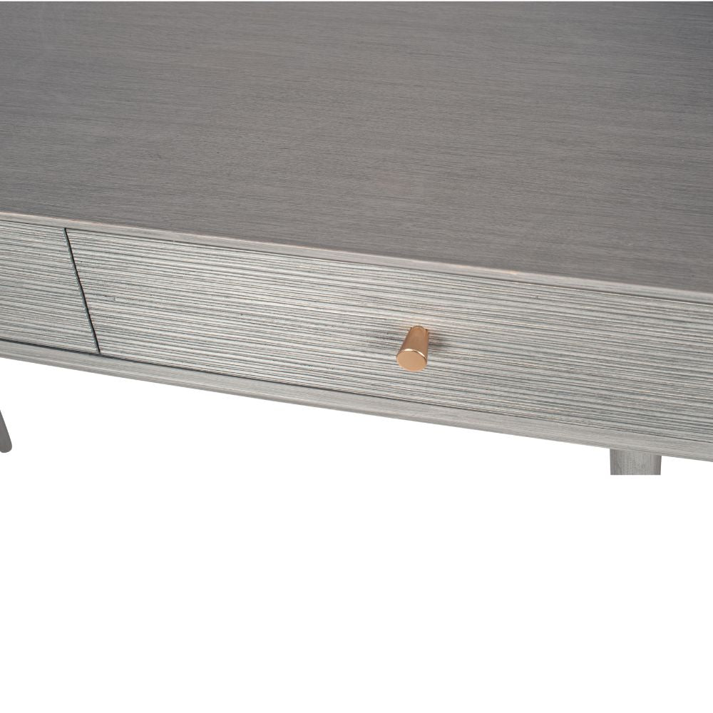 Chaya Pine Wood 2 Drawer Console Table
