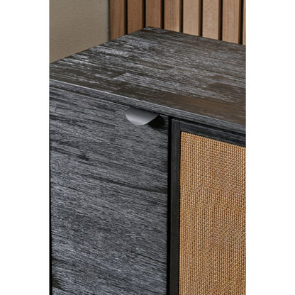 Fiji Black Acacia Wood Sideboard