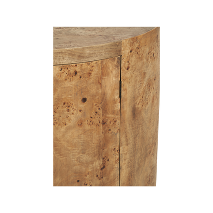 Newborough Burr Wood Effect 2 Door Sideboard