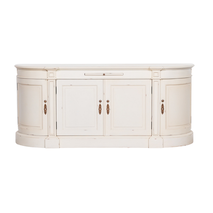 Elden Distressed Mahogany Large Buffet Sideboard