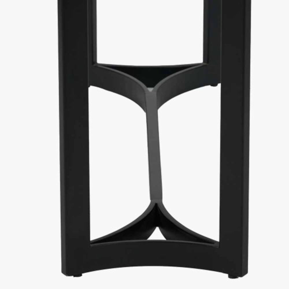 Hendrick White Marble Console Table