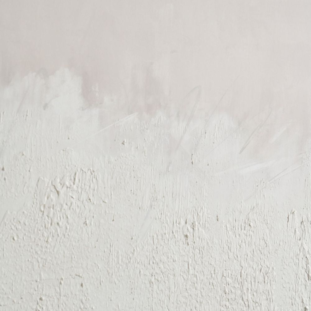 Abstract Canvas Natural and White with Natural Frame Large