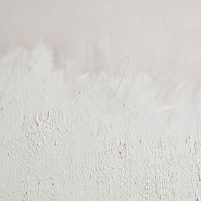 Abstract Canvas Natural and White with Natural Frame Large