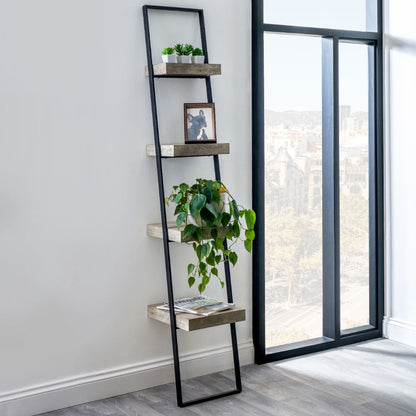 Jersey Concrete Effect 4 Shelf Unit
