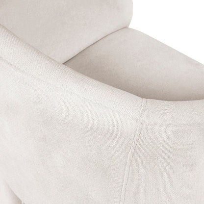 Elara Cream Chenille Upholstered Chair