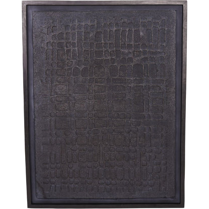 Trenton Large Black Papier Mache 1 Wall Art