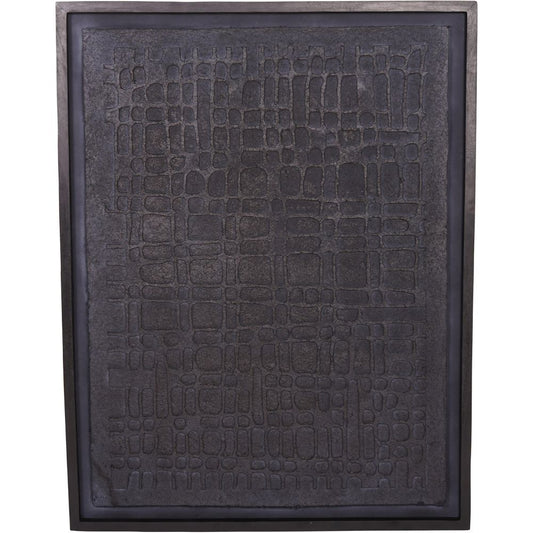 Trenton Large Black Papier Mache 1 Wall Art