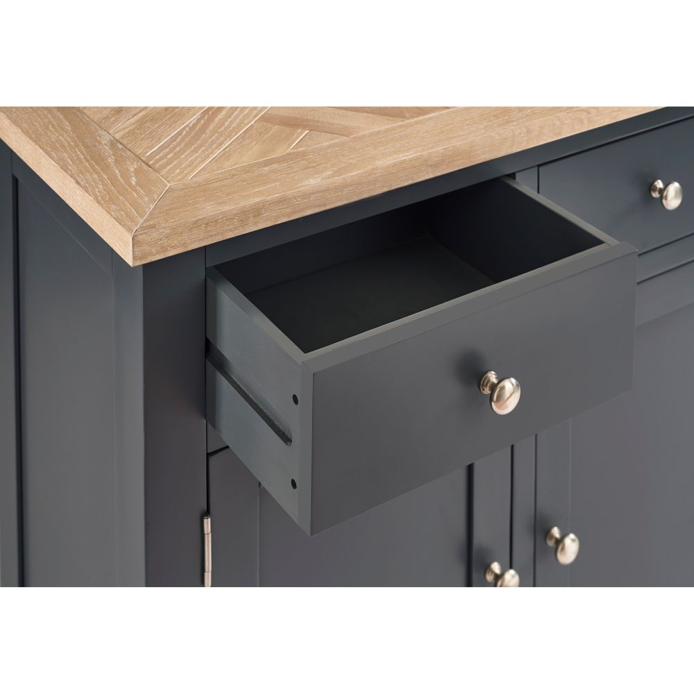 Bordeaux Dark Grey Sideboard