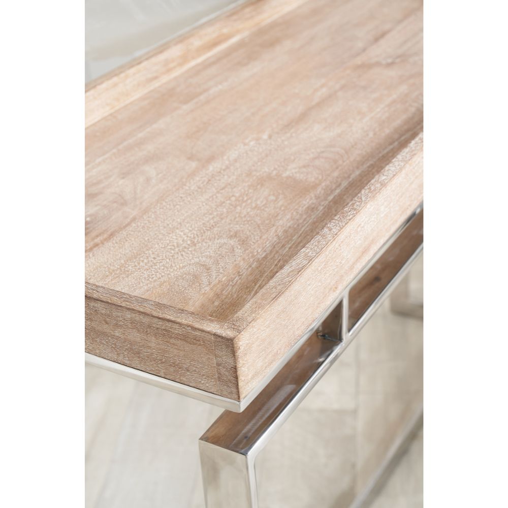 Evelyn Mango Wood Console Table