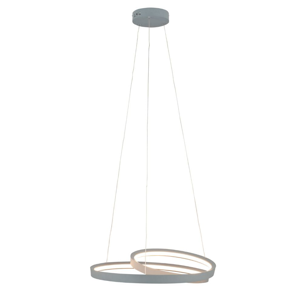 Neptune Grey LED Ring Pendant
