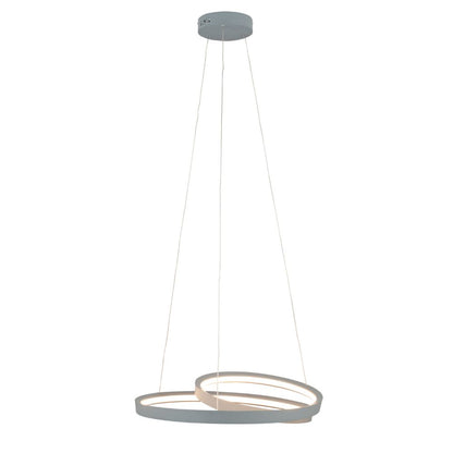 Neptune Grey LED Ring Pendant