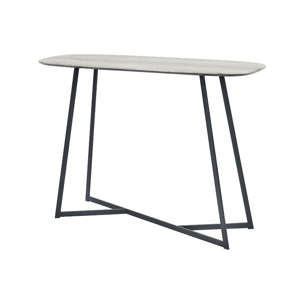Ukiah Grey Oak Veneer Console Table