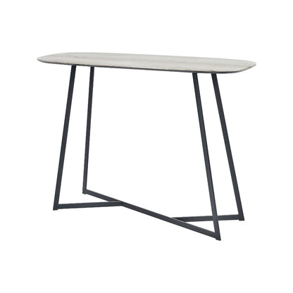Ukiah Grey Oak Veneer Console Table