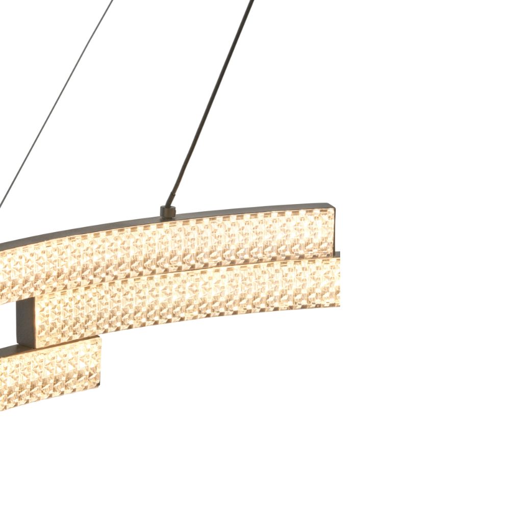 Sienna Metal LED Ring Pendant