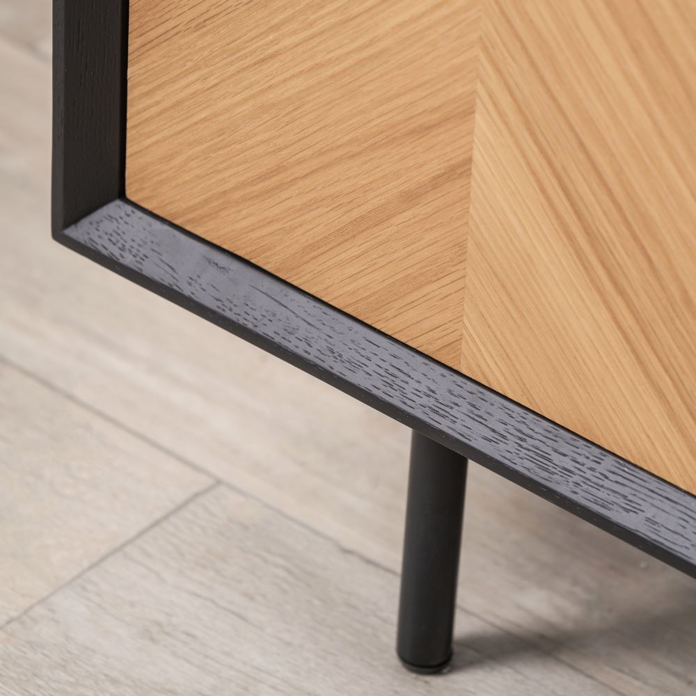 Hailee Pine Wood 2 Door Sideboard