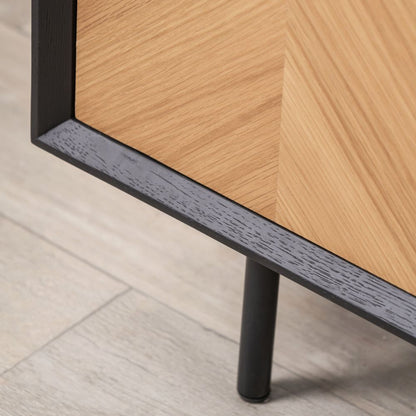 Hailee Pine Wood 2 Door Sideboard