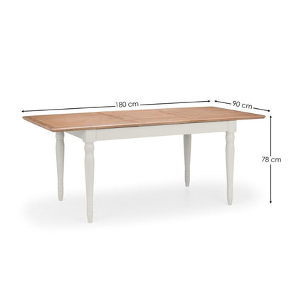 Provence 1.5m Extendable Dining Table