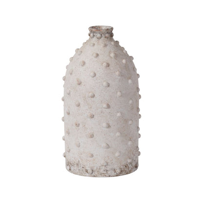 Kali Textured Dot Stoneware Vase