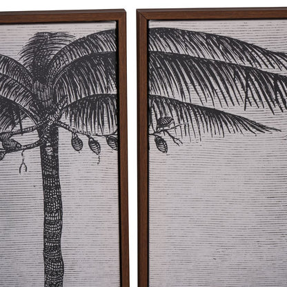 Palm Set of Four Framed Wall Art