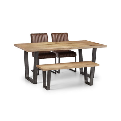 Brooklyn 1.8m Oak Dining Table