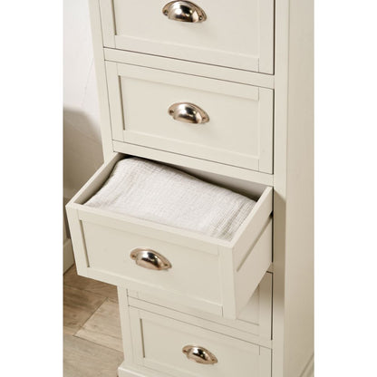 Croft Linen Pine Wood 3 Drawer Sideboard