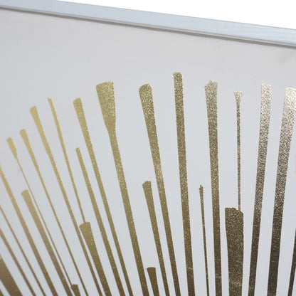 Canvas Golden Foiled Sunburst Framed Wall Art