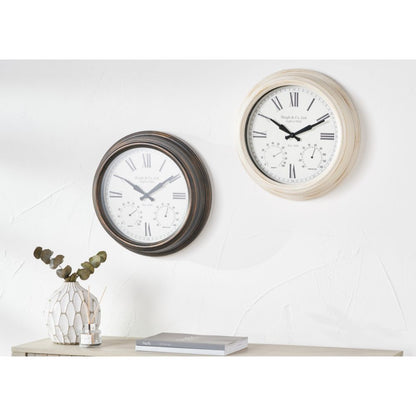 Antique Effect Indoor Outdoor Wall Clock