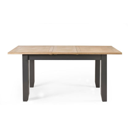 Bordeaux 1.4m Dark Grey Extendable Dining Table