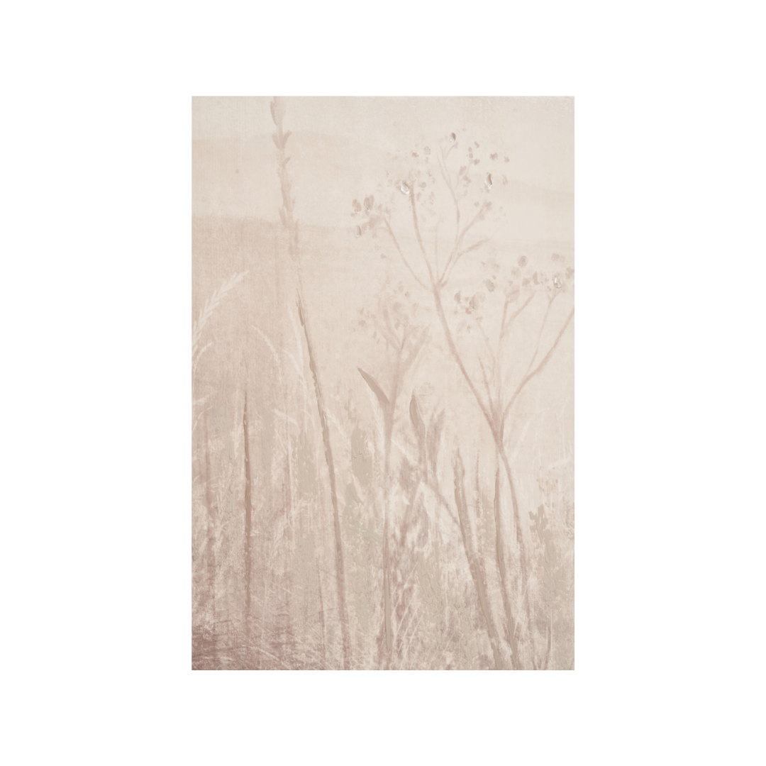 Natural and White Landscape Canvases with Natural Frames