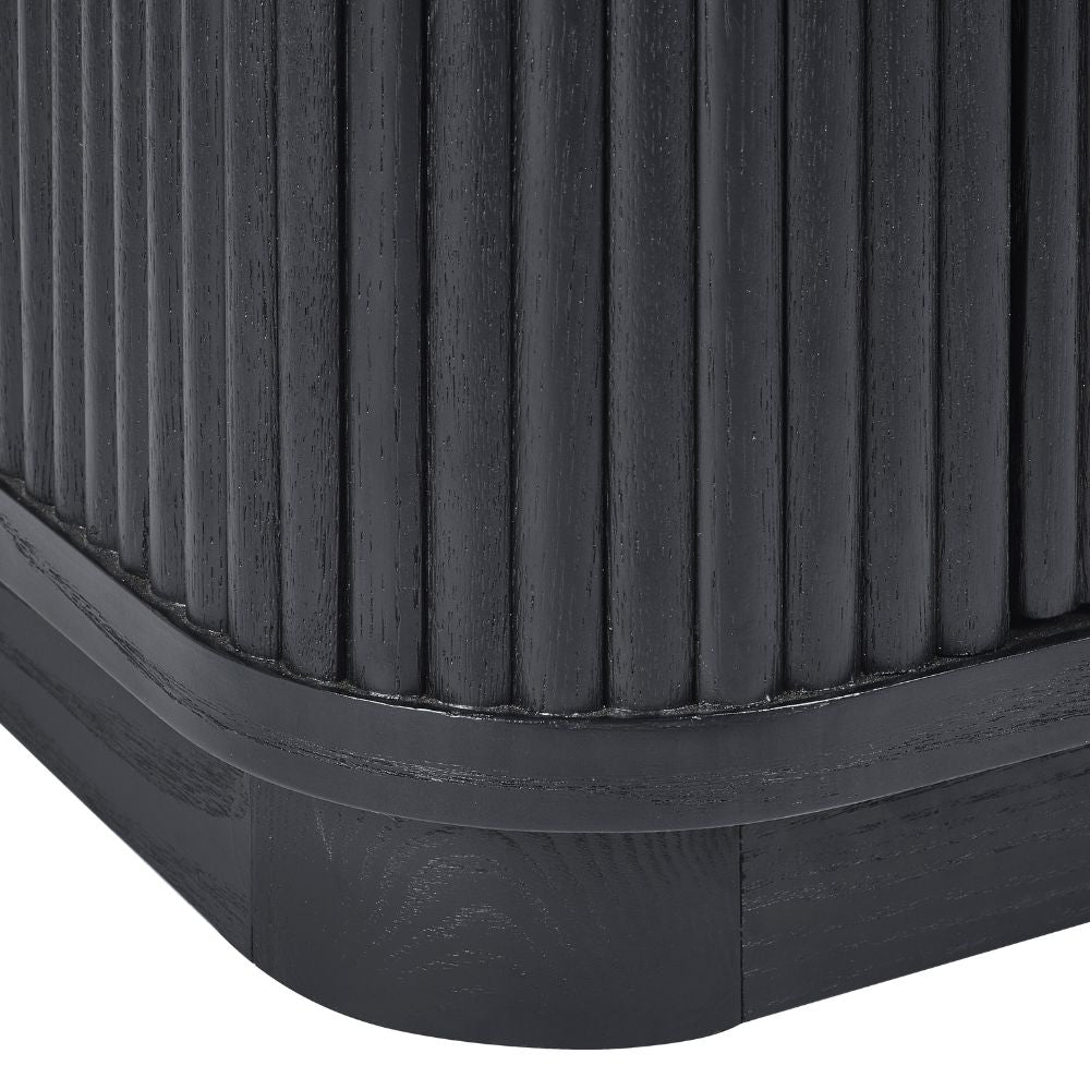 Louis Black Fluted Sideboard