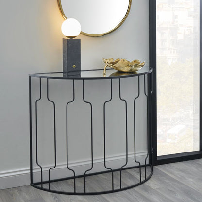 Caprisse Half Moon Console Table