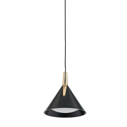 Astarion Matte Black and Gold Multi Drop LED Pendant