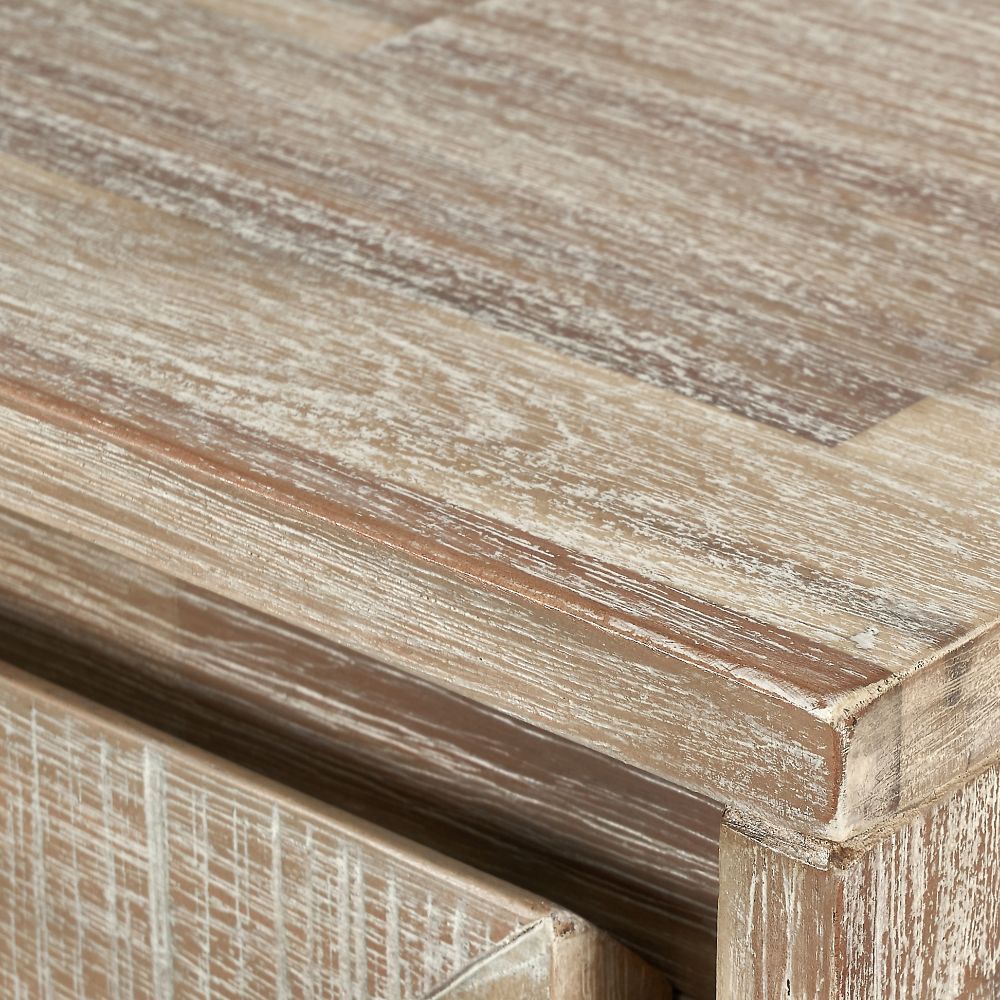 Marca Sand Wash Acacia Wood 2 Door Sideboard