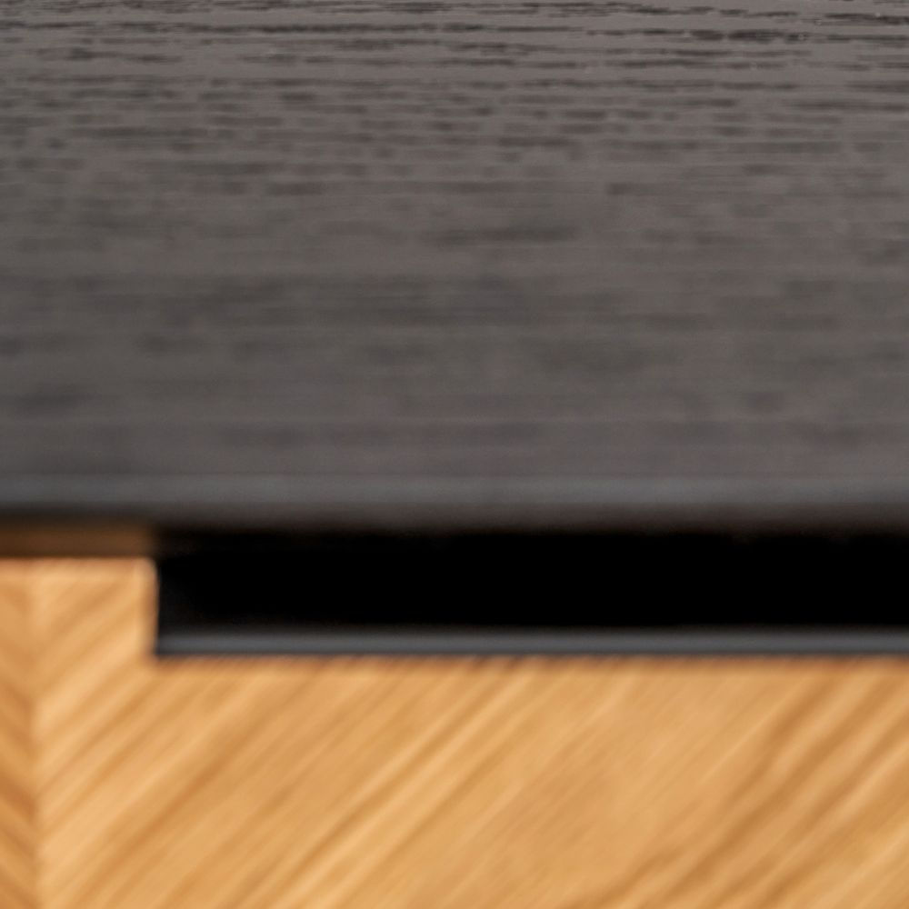 Hailee Pine Wood 2 Drawer Console Table