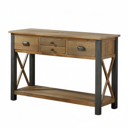Urban Elegance - Reclaimed Wood Console Table