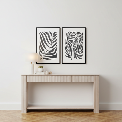 Everden Fluted Acacia Wood Console Table