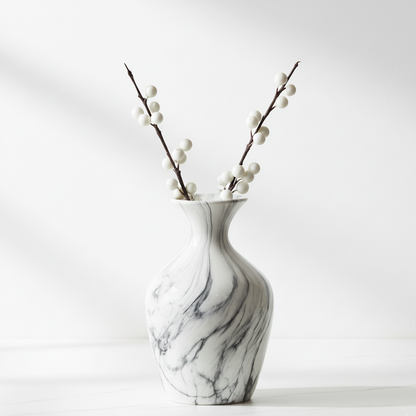 Marble Ellipse Large Vase