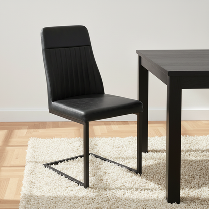 Vintage Styled PU Leather Dining Chair (Set of 2)