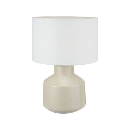 Nora Cream Crackle Effect Table Lamp